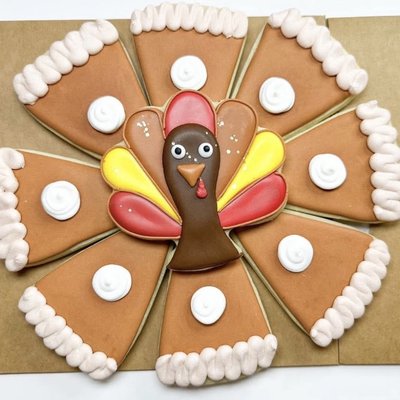 Turkey Cookie Platter 