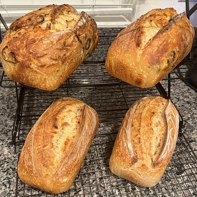  Sandwich  Loafs With Added Fresh Ingredients. Please Put Your Choice In The Comment Section. 