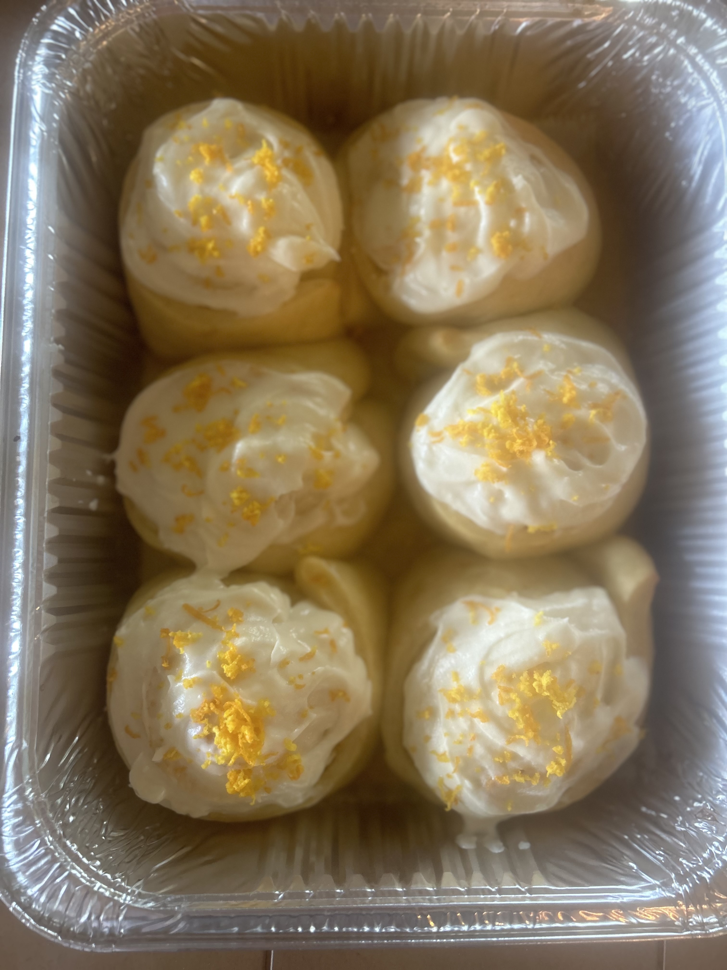 Orange  Vanilla Sweet Rolls