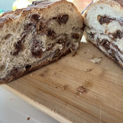 Date/Walnut Sourdough Bread 