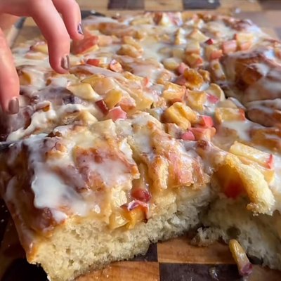 Apple Fritter Foccacia