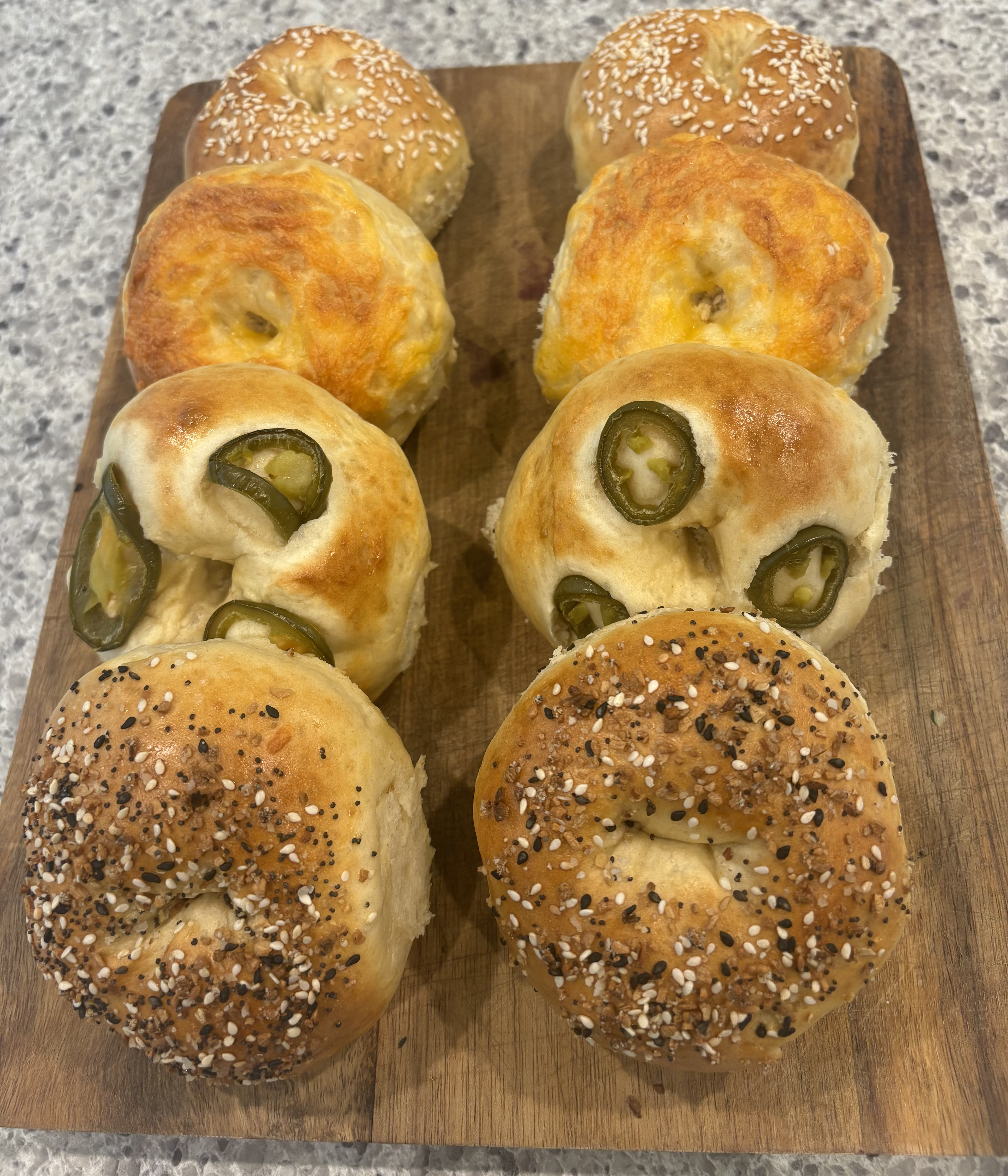 Sesame Bagels (12) 