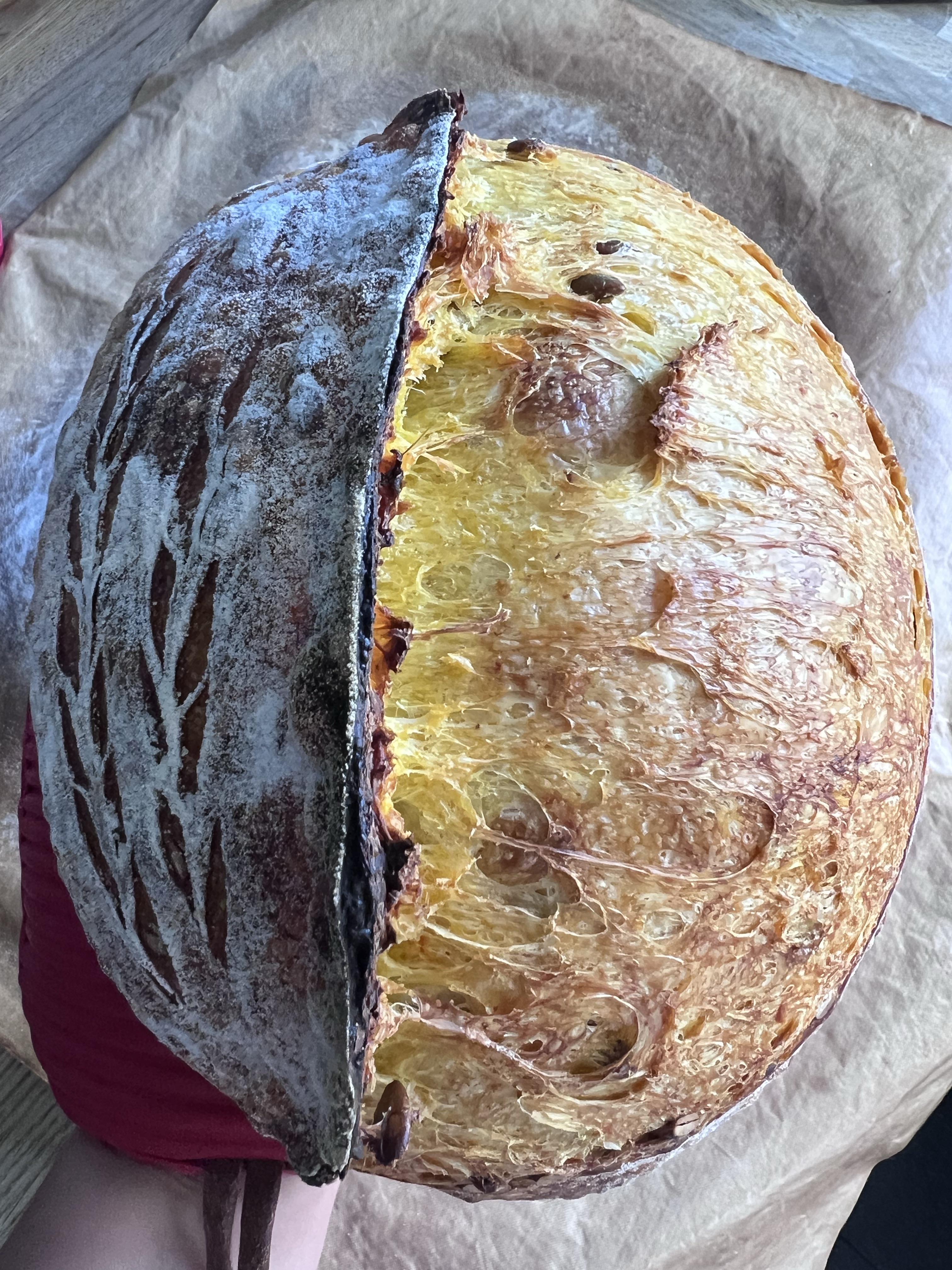 Saffron & Pumpkin Seed Sourdough