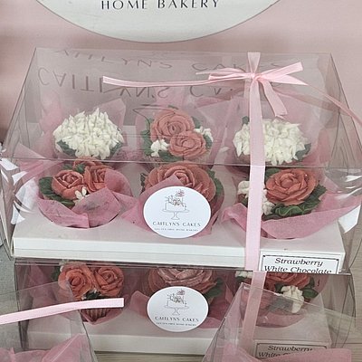 Bouquet Cupcake Gift Box