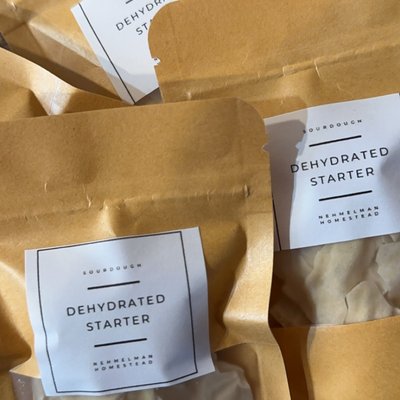 My Own Dehydrated Sourdough Starter