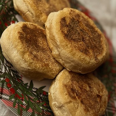 Sourdough English Muffins