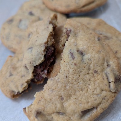 Hazelnut Cream Chocolate Chunk Cookies - 12 Count 