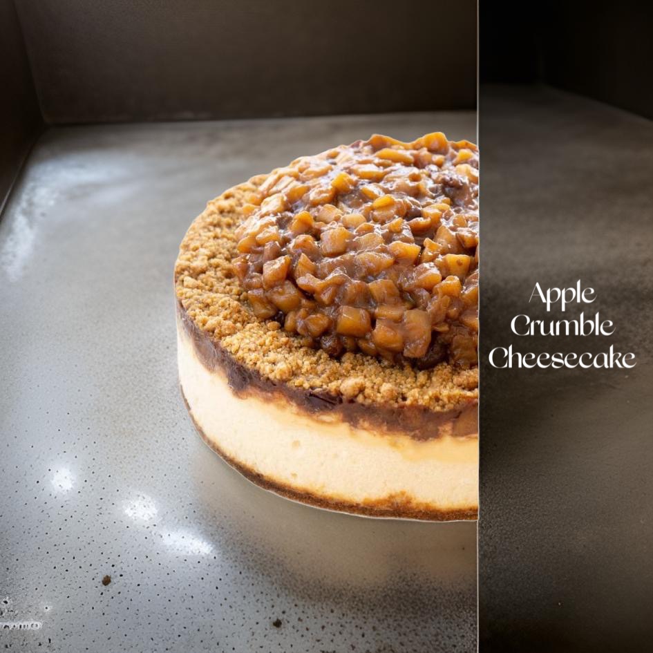 Apple Crumble Cheesecake