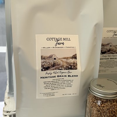Organic Heritage Blend AP Fresh Milled Bread Flour- 3 Lbs