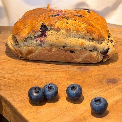 Blueberry Greek Yogurt Loaf