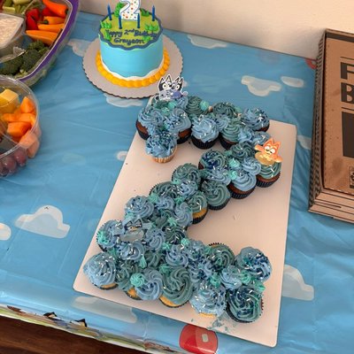 Number Cupcakes 