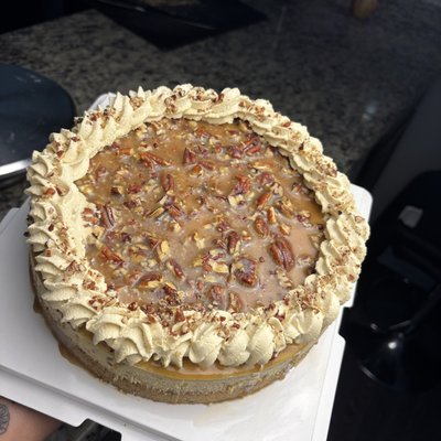 Butter Pecan Cheesecake 