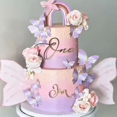 2 Tired Birthday Cake (8" + 6")