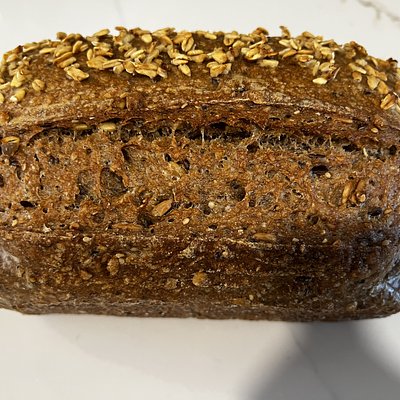 100% whole Wheat Seeded Sourdough 