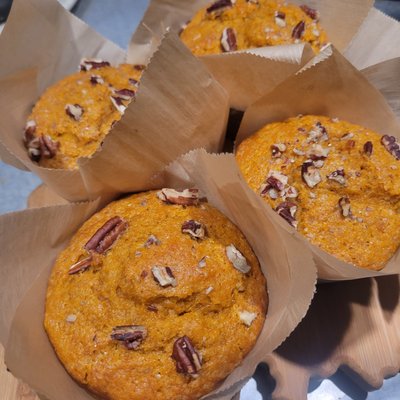 Sourdough Pumpkin Muffins
