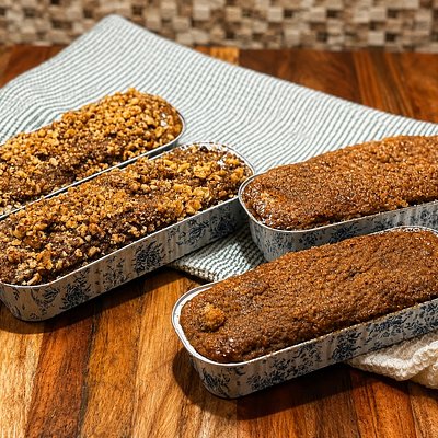 Sourdough Banana NO NUT Loaf