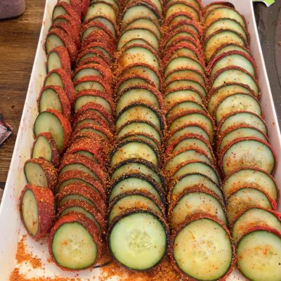Pepinos Enchilados 