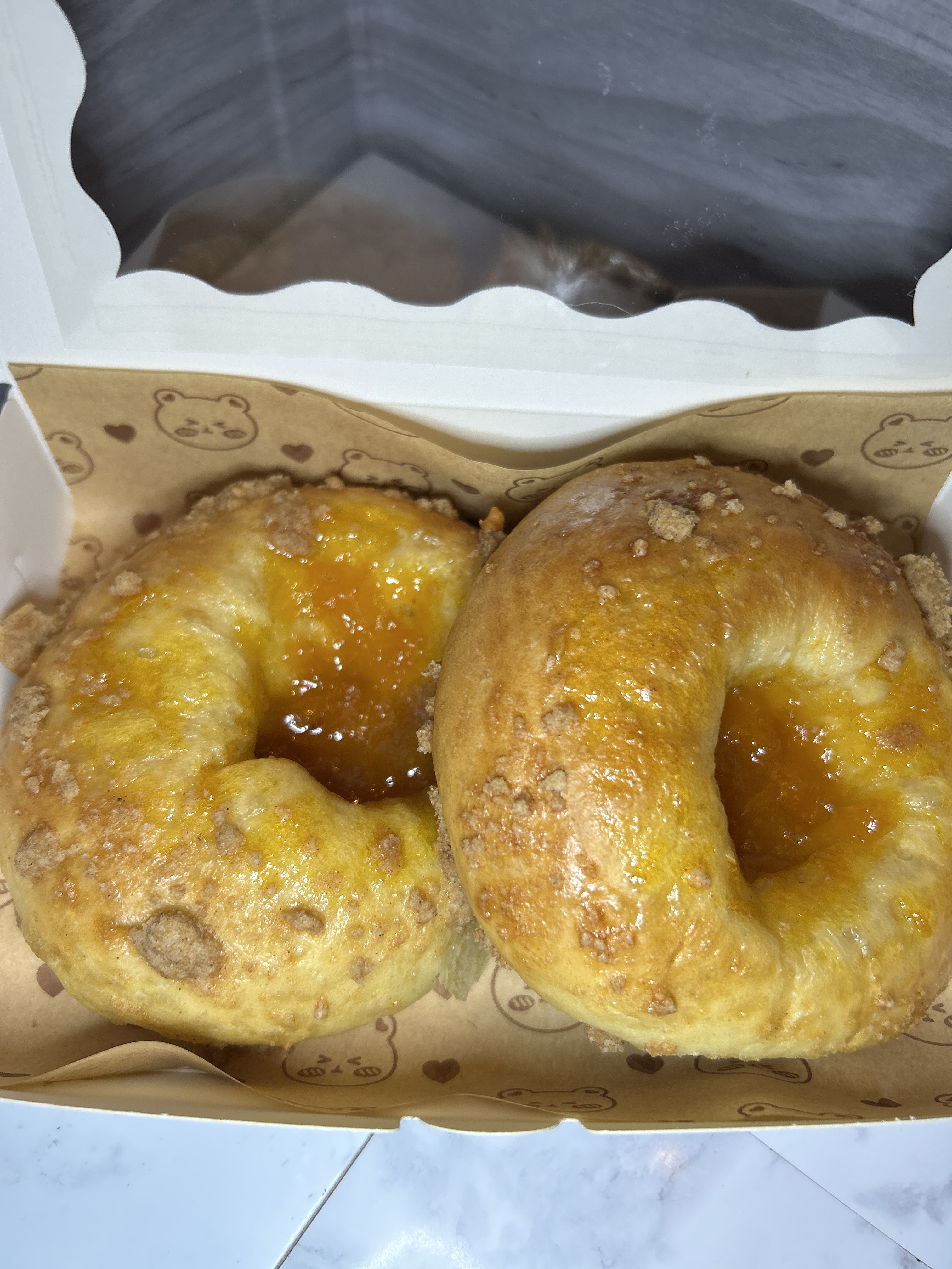 A Dozen Peach Mango Kolaches 