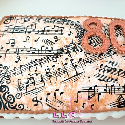 Music Gingerbread Cookie 