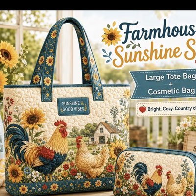 2 Piece Quilted Bags
