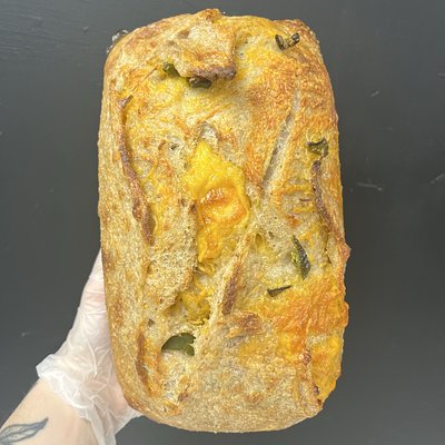 Cheddar & jalapeño sourdough