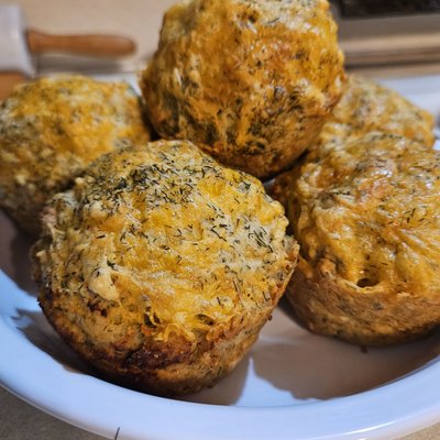 Dill Cheddar Muffins (Box Of 6)