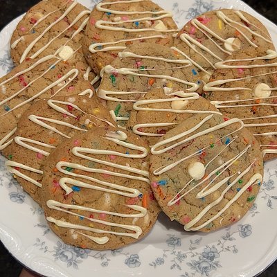 Funfetti W/ White Chocolate Chip Cookies