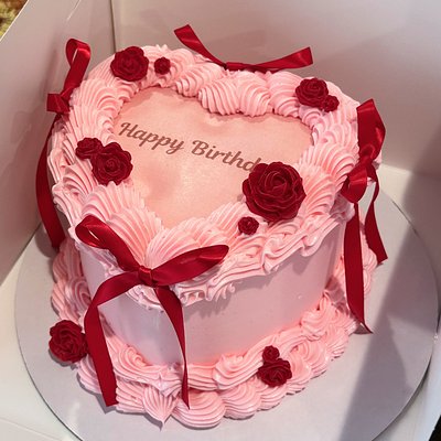 6 Inch, 2 Layer (heart) 