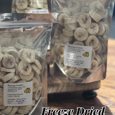Freeze -Dried Bananas