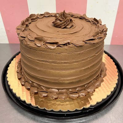 Butter Cake w/ Chocolate Frosting 
