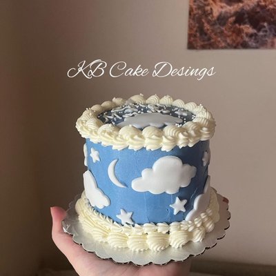 Custom  4” Round smash Cake (4+ Servings ) 