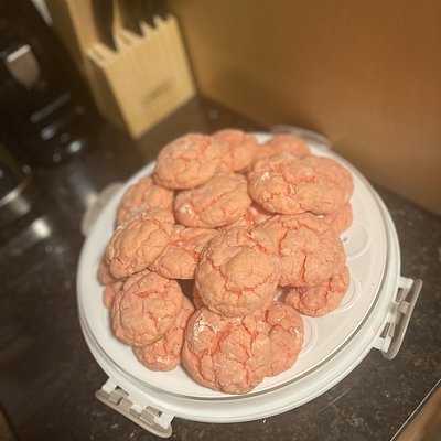 Strawberry Butter Cookies(dozen)