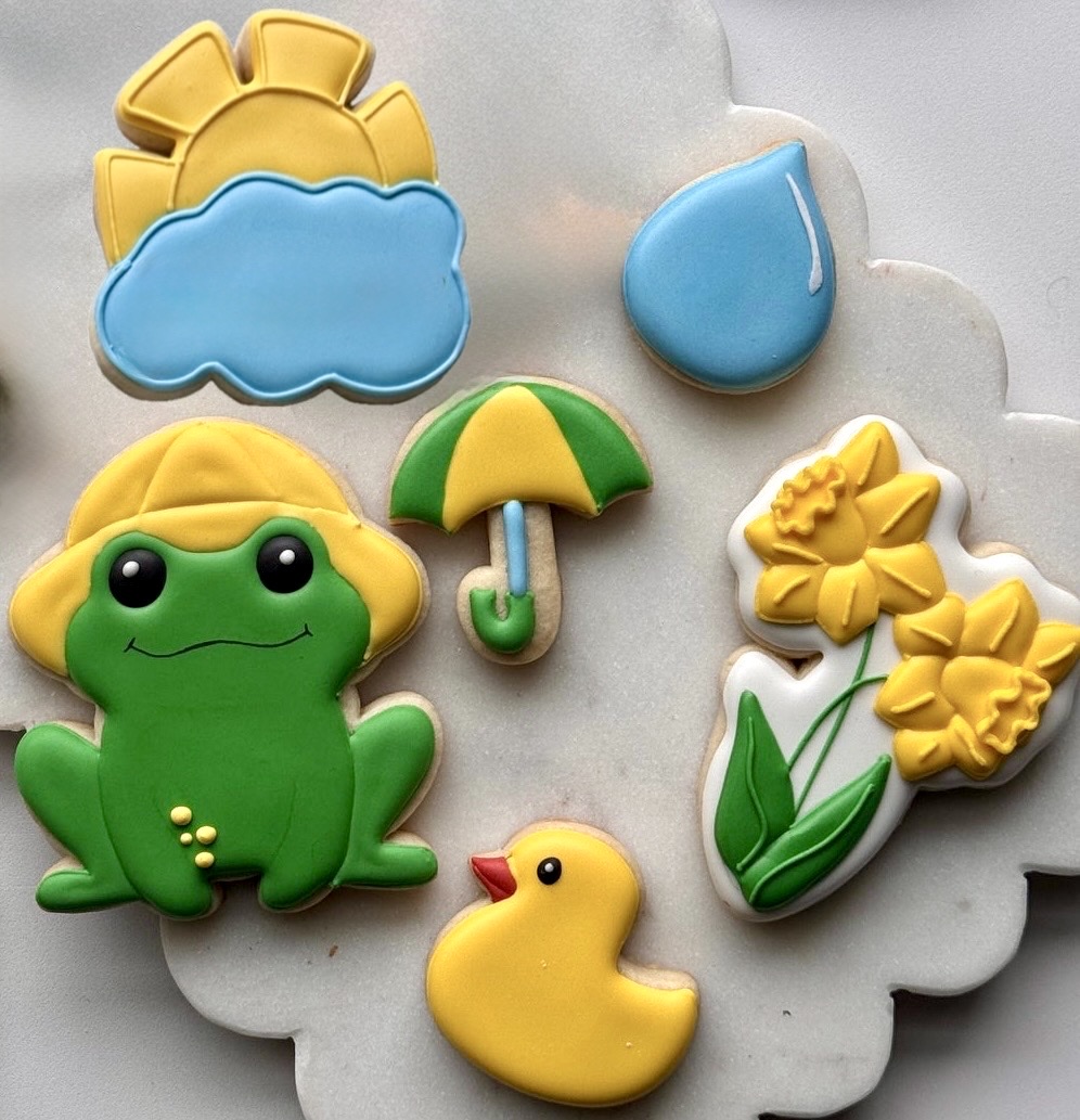 “Spring Showers” cookie decorating class - Sat, March 28