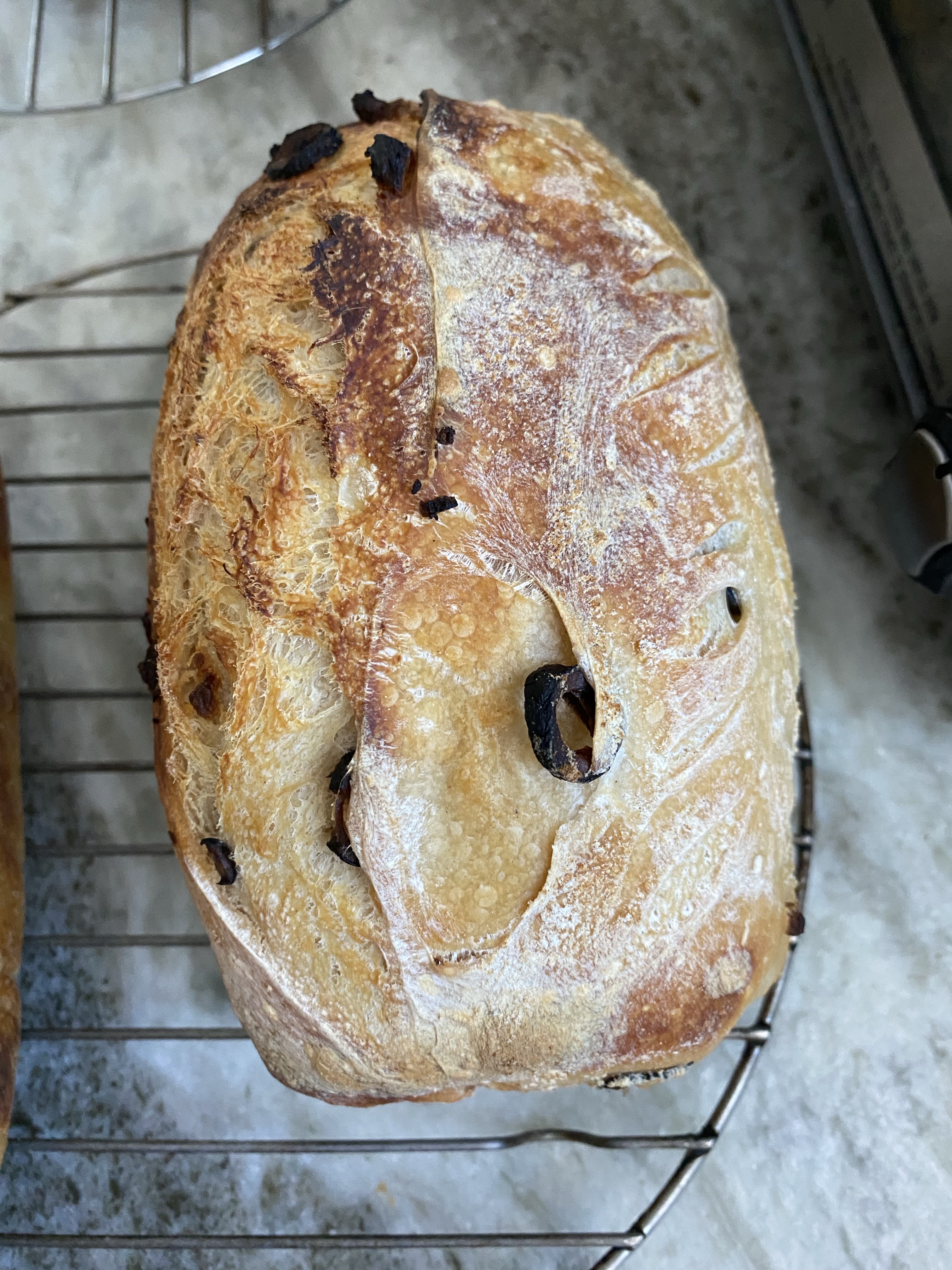 Black Olive And Feta Cheese Loaf