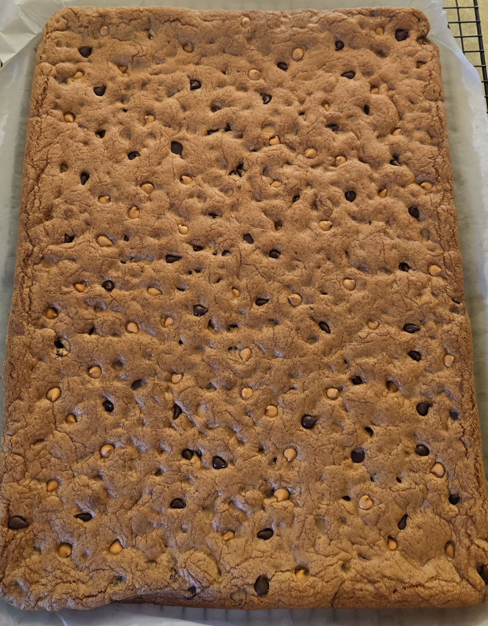 Chocolate Butterscotch Chip Cookie Bars - 8x8 Pan
