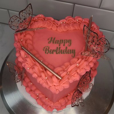 6 Inch Heart Cake