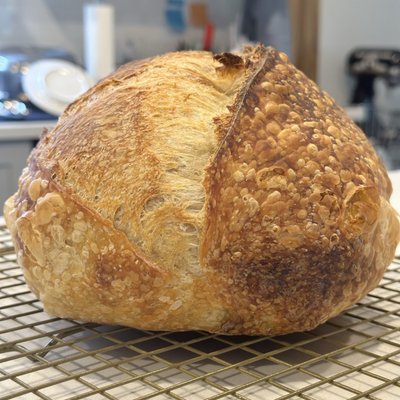 Classic Sourdough Loaf 100% Organic Ingredients 