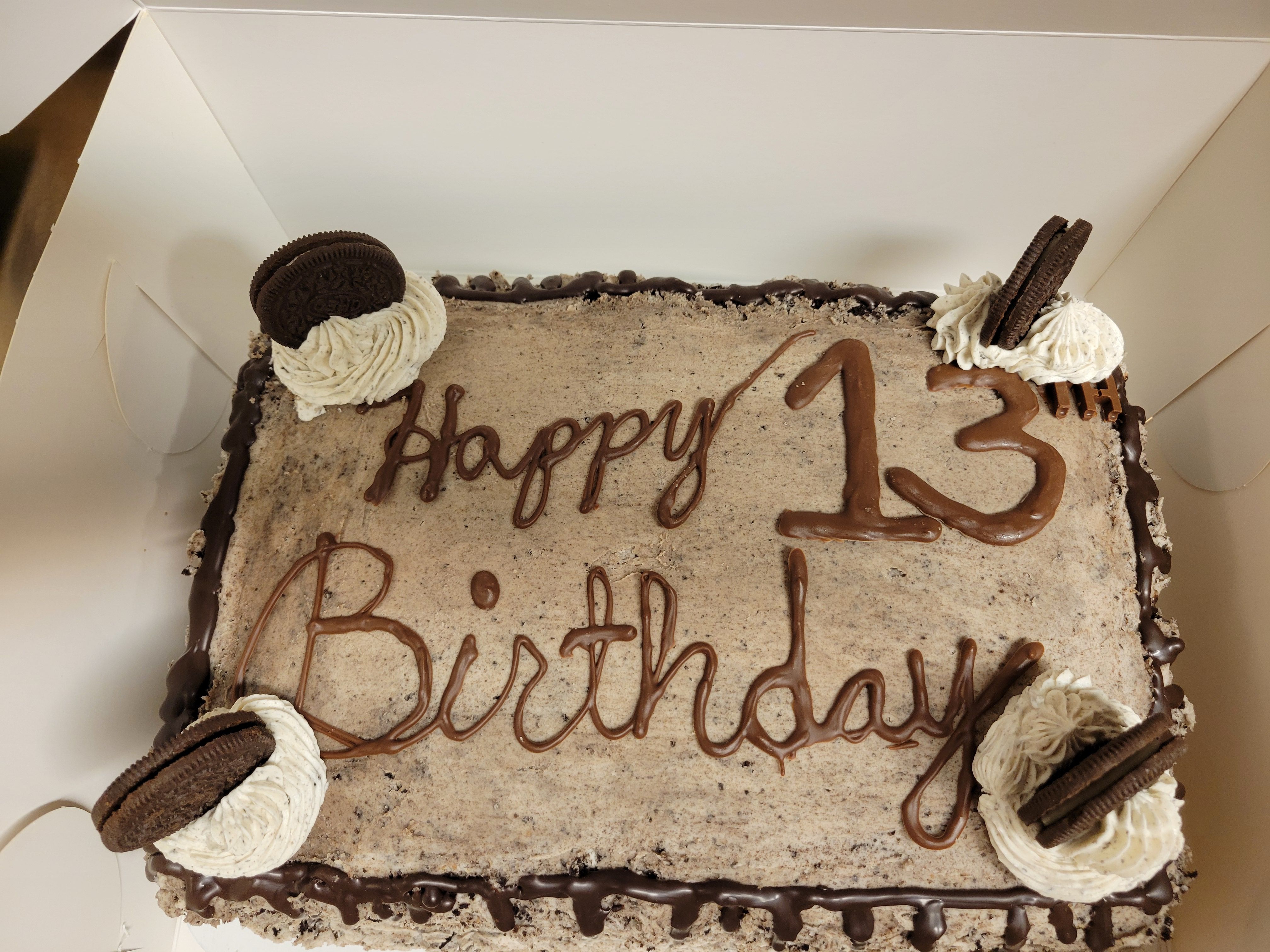 1 / 4 Sheet Cake 2 Layer