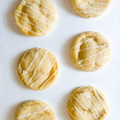 Lemon Sugar Sourdough Cookies