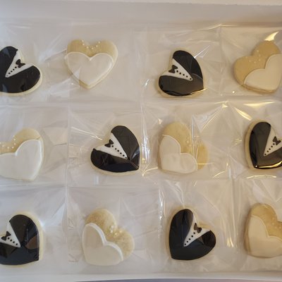 Wedding 4 Cookie Set 