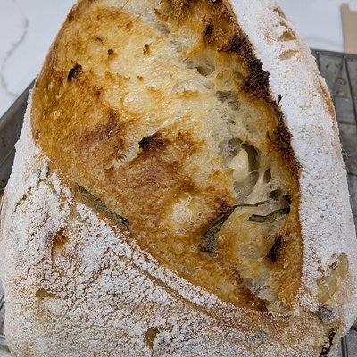 Garlic & Basil Sourdough Loaf