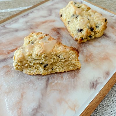 Chocolate Chip Sourdough Scone