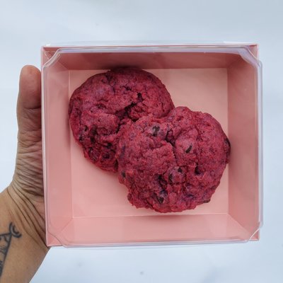 Raspberry Chocolate Chip Cookie (2 pk)