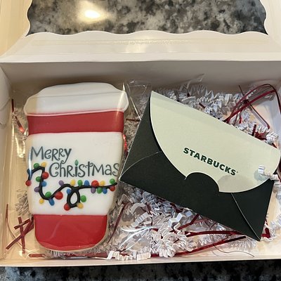 Christmas Cookie Gift (coffee theme) 