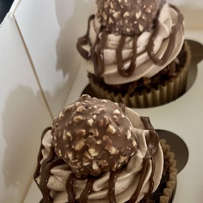 Ferrero Inspired Cupcakes 1/2 Dozen