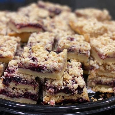 Raspberry Almond Bars