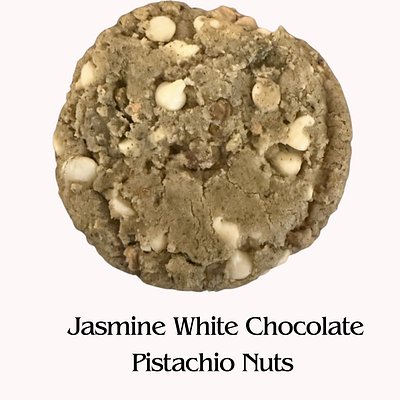 Jasmine White Chocolate With Pistachios