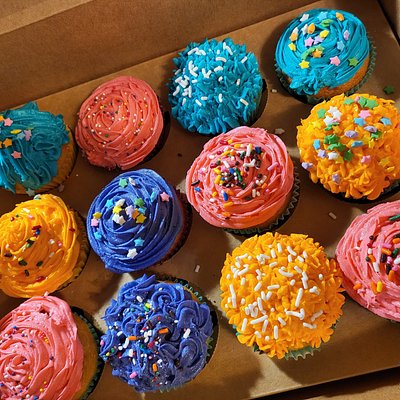 Assorted  Colorful Cupcakes