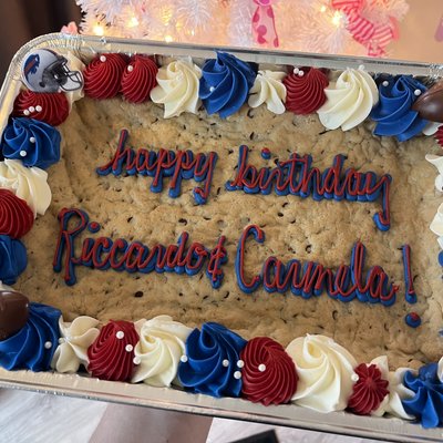 Chocolate Chip Cookie Cake