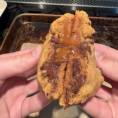 Fresh Milled Caramel Chocolate Chip Cookie